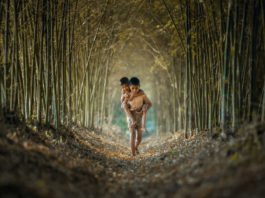 AUSENCIA DE PADRES, valentia desde pequeños